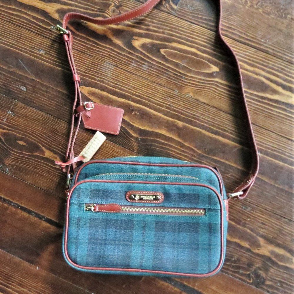 Vintage Beverly Hills Polo Club Plaid Purse